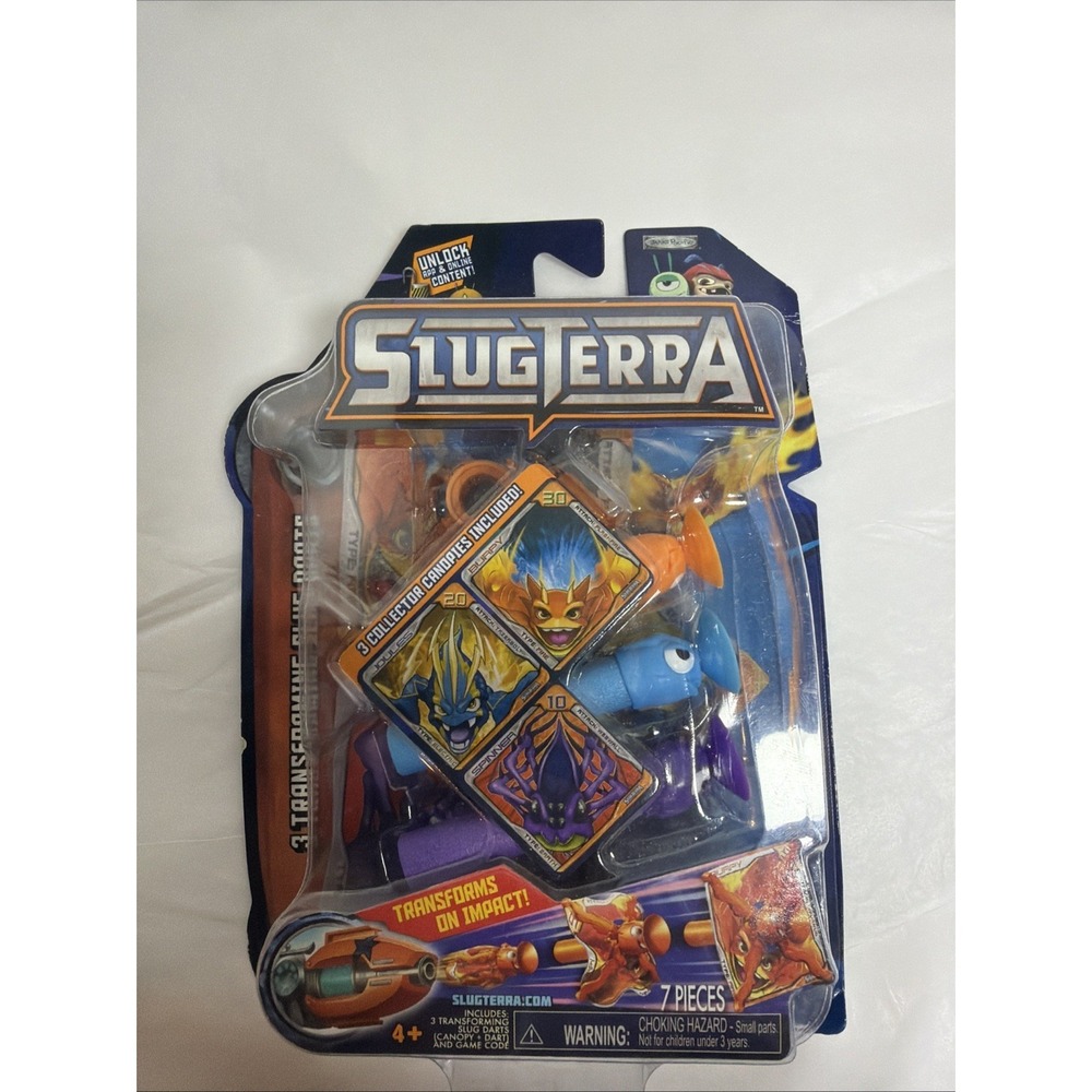 Slugterra Blaster Evo Dart Transforming Slug Darts 3pack Burpy V1  Joule Spinner